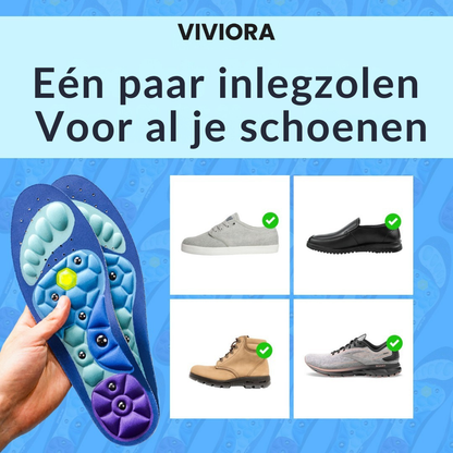 Magnetische acupressuur inlegzolen