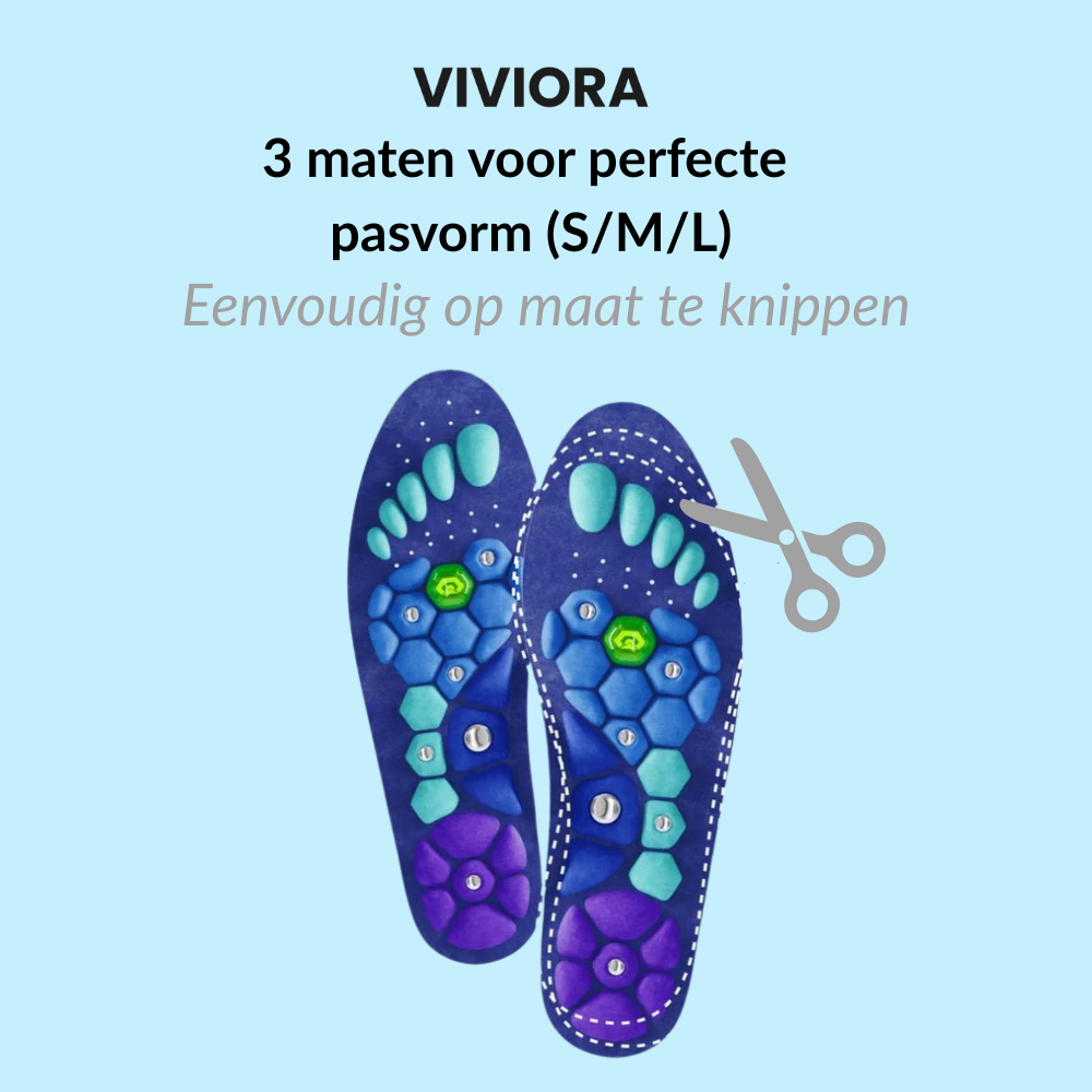 Magnetische acupressuur inlegzolen