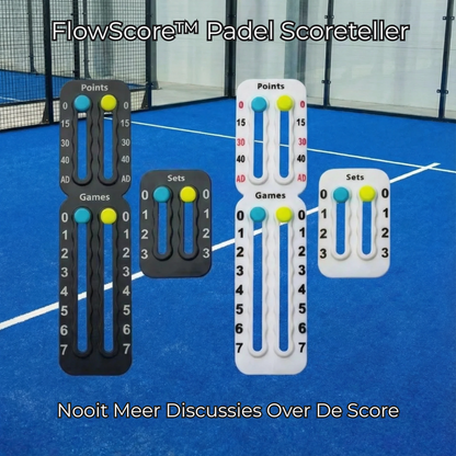 FlowScore™ Padel Scoreteller 3-pack